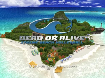 Dead or Alive Xtreme Beach Volleyball (USA) screen shot title